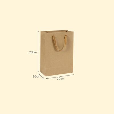 牛皮紙袋【直4款－20x10x28cm】