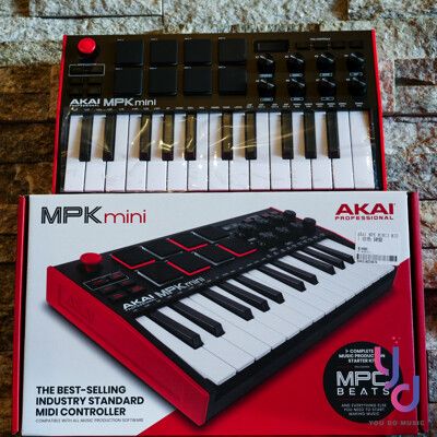 AKAI MPK MINI MK3 25鍵 MIDI鍵盤 黑/白 編曲 錄音 台灣公司貨 贈編曲軟體