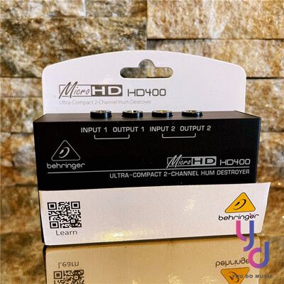 Behringer MicroHD HD400 樂器 音箱 音響 雜音 消除 專用