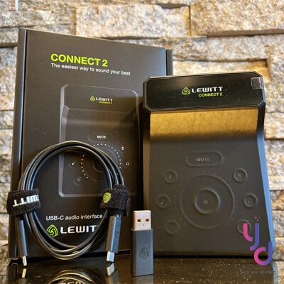 萊維特 Lewitt Connect 2 超簡單 雙軌 錄音 介面 聲卡 直播 手機 電腦 內鍵效果