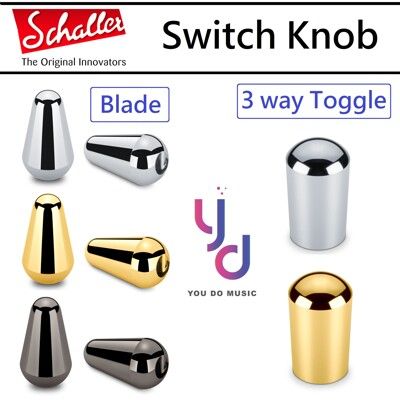 Schaller Switch Knob Tip 三段 搖頭開關 五段 Blade 刀鍘 金色