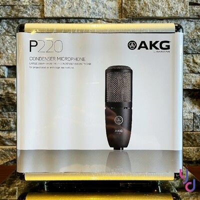 AKG P220 電容式 麥克風 一英吋 大振膜 收音 人聲 樂器 鼓 音箱 收音