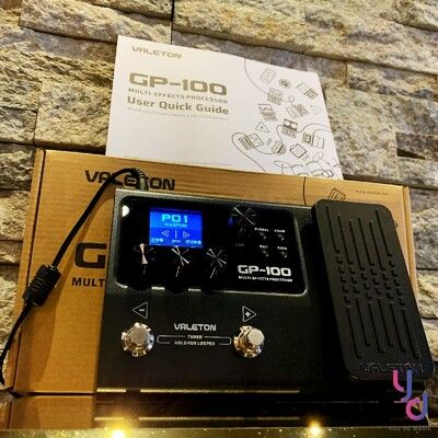 贈專用導線/變壓器 Valeton GP-100 電 吉他 綜合 效果器 支援 IR 耳機 LOOP