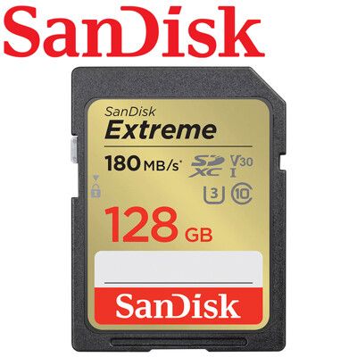 【公司貨】SanDisk 128GB 128G Extreme SD SDXC U3 V30 C10