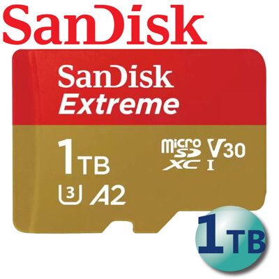 SanDisk 1TB 1T Extreme microSDXC UHS-I (V30)(A2)