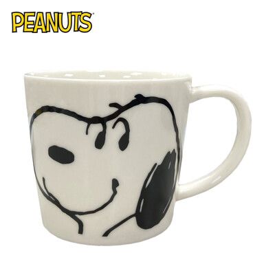 史努比 寬口馬克杯 280ml 日本製 寬口杯 咖啡杯 Snoopy 金正陶器【623010】