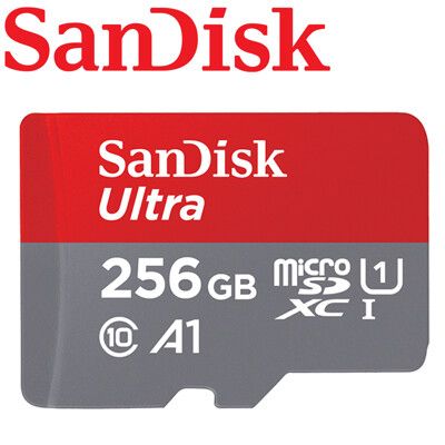 【公司貨】150MB/s SanDisk 256GB Ultra microSDXC U1 A1