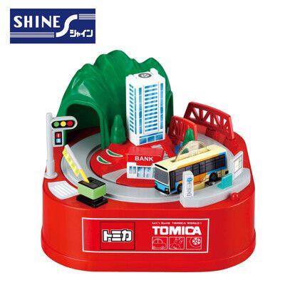TOMICA 公車存錢筒 存錢筒 儲金箱 小費箱 玩具車 多美小汽車 SHINE【371140】