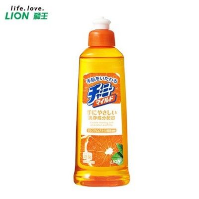 日本獅王媽媽橘萃濃縮洗潔精260ml｜官方直營