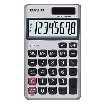 【CASIO】SX-300P 8位數 國家考試專用計算機