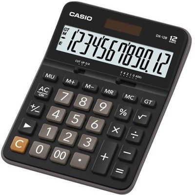 【CASIO】DX-12B 12位數 大型顯示幕 商用標準型 計算機