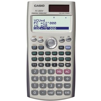 【CASIO】FC-200V 科學型 財務型 計算機 折舊計算 債券計算 收支平衡點計算