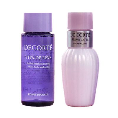 DECORTE 黛珂水乳套裝(甦妍淨化前導液30ml+酪梨嫩白平衡乳30ml)