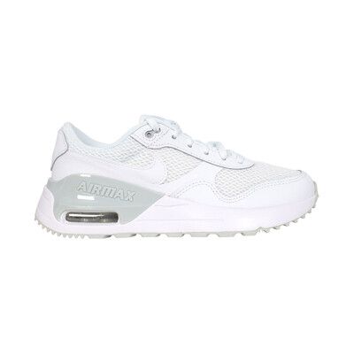 NIKE AIR MAX SYSTM-GS 女休閒運動鞋-氣墊 慢跑 復古 白