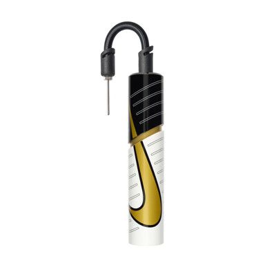 NIKE ESSENTIAL 打氣筒-籃球 足球 排球 躲避球 附球針 白黑金