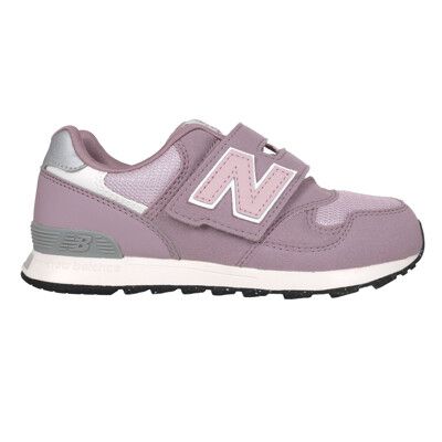 NEWBALANCE 女中童休閒運動鞋-魔鬼氈 313 NB 粉紫銀