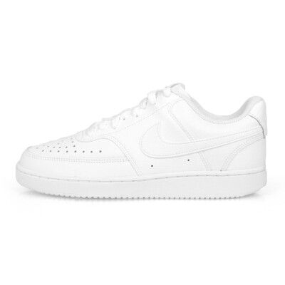 NIKE WMNS  COURT VISION LOW 女休閒運動鞋-皮革 小鞋 白