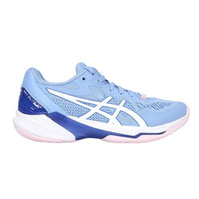 ASICS SKY ELITE FF 2 女排羽球鞋-排球 羽球 靛藍白粉