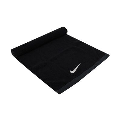 NIKE FUNDAMENTAL TOWEL 毛巾-純棉 海邊 游泳 戲水 黑白