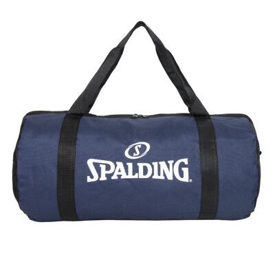 SPALDING 休閒袋-側背包 裝備袋 手提包 肩背包 深藍白