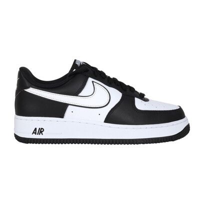 NIKE AIR FORCE 1 07 男運動休閒鞋-皮革 復古 經典 白黑