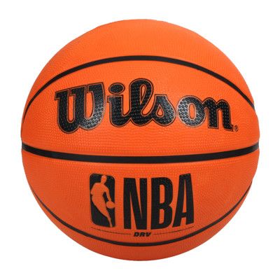 WILSON NBA DRV系列橡膠籃球#7-訓練 室外 戶外 7號球 威爾森 橘黑