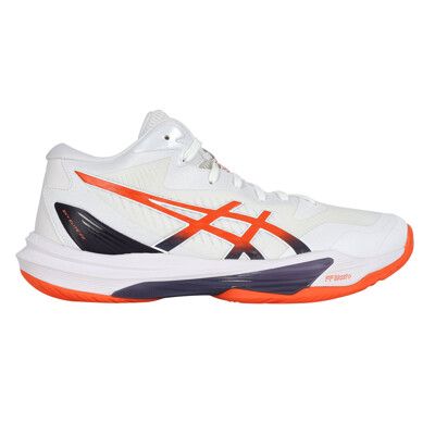 ASICS SKY ELITE FF MT 3 男排球鞋-排球 訓練 白橘丈青