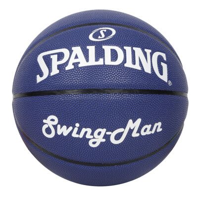 SPALDING SWINGMAN系列#7合成皮籃球-訓練 室外 室內 深藍白