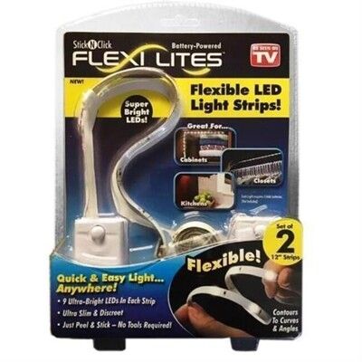 Flexi Lite 可黏貼LED燈帶 衣櫃廚櫃居家照明黏貼燈條