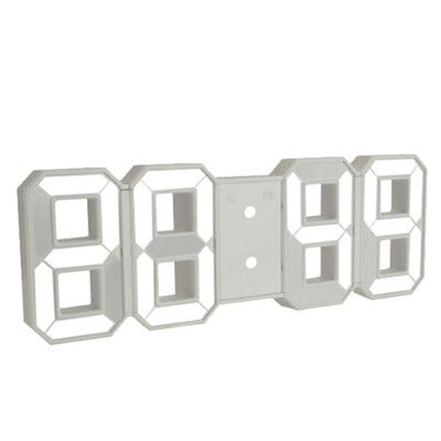 【KINYO】立體多功能LED數字電子鐘/時鐘(TD-395)可拆式立架