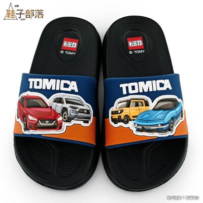 【鞋子部落】中童 輕量室外拖鞋 TOMICA多美車 TM1868-藍