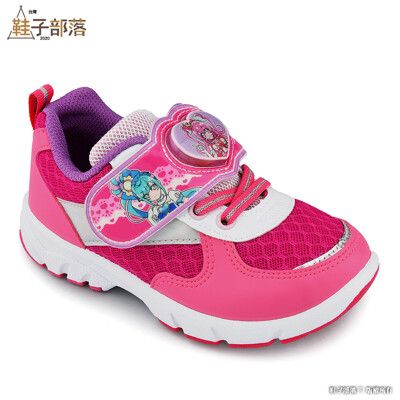 【鞋子部落】中大童 女童運動鞋 LED電燈鞋 光之美少女 DP7508-桃