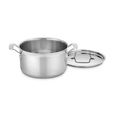 Cuisinart 美膳雅  專業級不鏽鋼湯鍋 5.7L / 24cm MCP44-24NTW