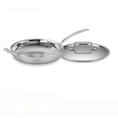 Cuisinart 美膳雅  專業級不鏽鋼炒鍋30cm MCP22-30HCNTW