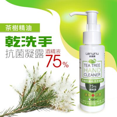 【防疫必備】茶樹抗菌乾洗手凝露 3入裝 GS檢驗合格 消毒 防護 殺菌 隨身75% 熱門採購款