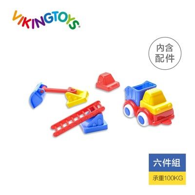 【瑞典 viking toys】變身工程車(6件組)-81620