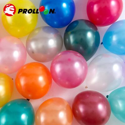 【大倫氣球】11吋珍珠色 圓形氣球 100顆裝 隨機混色 台灣製造 安全無毒