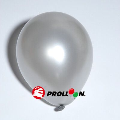 【大倫氣球】12吋珍珠色 圓形氣球 100顆裝  銀色 台灣製造 安全無毒