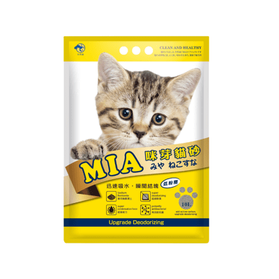 【MIA咪芽】 10L 優質結塊貓砂，高效凝結力 吸附異味