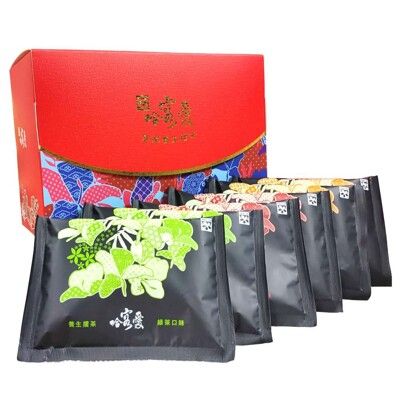 【啡茶不可】哈客愛綜合擂茶組3種口味(38gx15入/盒)內含抹茶 紅棗 杏仁3種口味