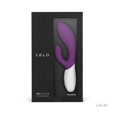 ♥Venus精品♥情趣用品 保固兩年 Lelo Ina Wave 2 多功能雙震動按摩棒 深紫色