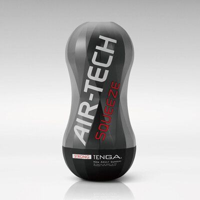 ♥Venus精品♥日本TENGA AIR-TECH SQUEEZE 軟殼增壓重覆使用飛機杯-堅毅黑