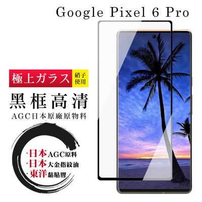 【日本AGC玻璃】 GOOGLE Pixel 6 PRO 全覆蓋曲面黑邊 保護貼 保護膜 旭硝子玻璃
