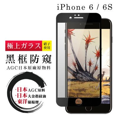 【IPhone 6/6S】 鋼化模 保護貼  黑框防窺 保護膜 玻璃貼 手機保護貼膜 手機貼