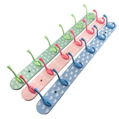 小清新衣帽六連鉤 衣帽架/衣帽勾/壁掛勾