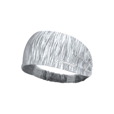 【NAMASTE】Headband 運動頭帶 - 灰條紋 Gray Stripe
