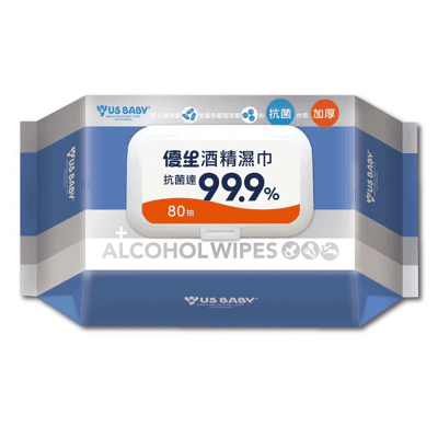 優生酒精濕巾超厚型80抽*24包/箱