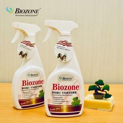 【美國百龍Biozone】Biozone 廚房油污 生化酵素清潔劑