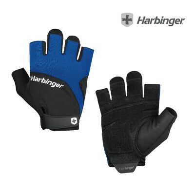 【總代理公司貨】Harbinger Training Grip 2.0 重訓/健身用專業手套-藍