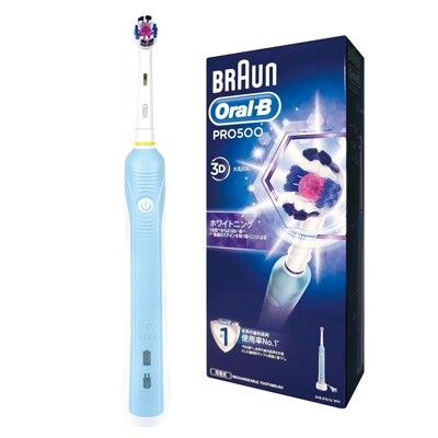 ◤買一送一◢ 【德國百靈Oral-B】歐樂B全新升級3D電動牙刷 PRO500